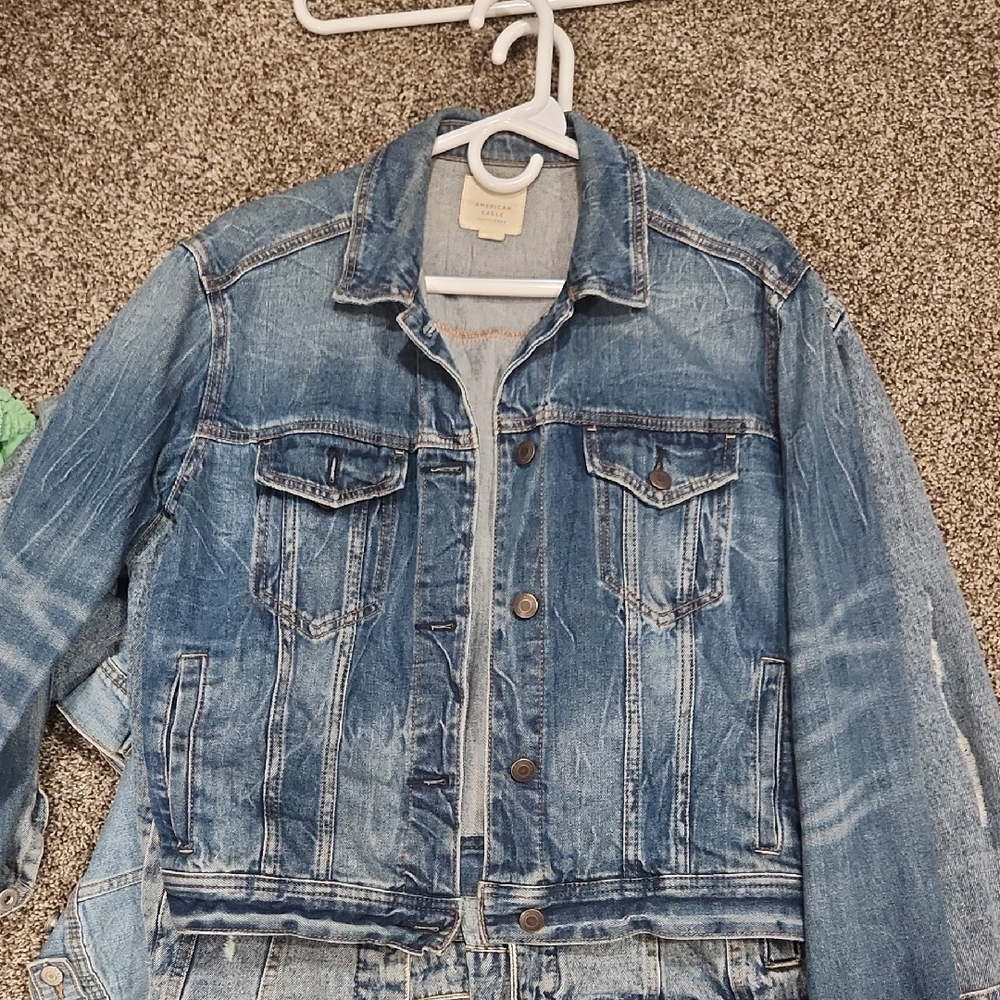 American Eagle Outfitters Blue Denim Jacket